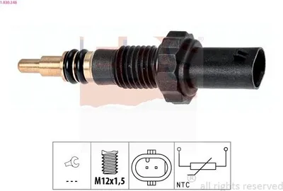 Produktbild von EPS 1.830.348 Kühlmitteltemperatursensor für BMW 3 Touring (E91) 3 Limousine (E90) 5 Touring (F11) 1 Schrägheck (E87) 5 Limousine (E60)