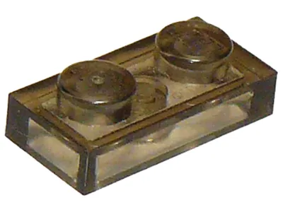 Produktbild von Lego® 100x 1x2 Platten 3023 - Plate Trans - Braun - Trans-Brown
