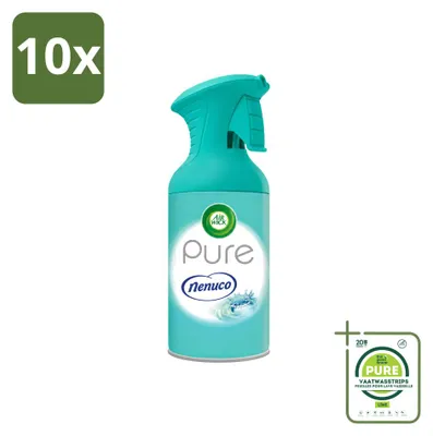Zdjęcie produktu dla 10 sztuk sprayu do pomieszczeń Air Wick Pure Nenuco, pojemność 250 ml - opakowanie zbiorcze
