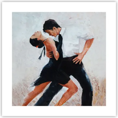 Produktbild von Poster - Poster ohne Rahmen - tanzen sie - 40x40 cm - Wand Bild - Wanddeko - Wandbilder - Kunstposter - Wandposter - Bilder - Kunstdruck - Wanddekoration - Wandbild - P2XAC40x40-3771