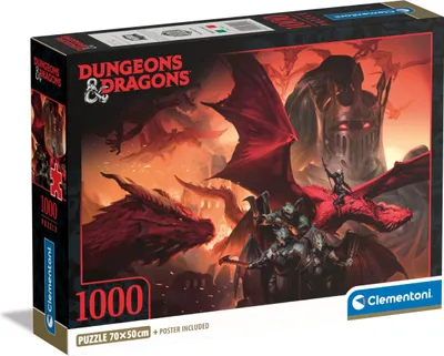 Obrázok produktu pre 1000 Teile Puzzle Dungeons & Dragons Compact - Dungeons & Dragons