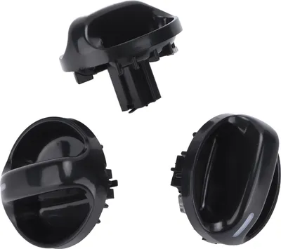 Immagine prodotto di set di 3 pezzi di manopole del riscaldatore A/C 559050C010, modifica dell'auto, sostituzione per Tundra 2000-2006