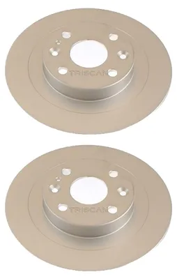 Image de 2 disques de frein TRISCAN arrière 8120 50118c