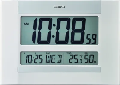 Produktbild von Seiko QHL088W Wand- und Tischuhr mit Thermometer