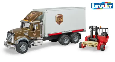 Obrázok produktu pre Bruder 2828 Logistic Mack Granite UPS s príslušenstvom