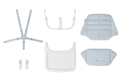 Zdjęcie produktu dla Maxi-Cosi Nesta zestaw dla noworodka, zestaw dla noworodka do krzesełka Nesta, od urodzenia do ok. 6 miesięcy, od 0-9 kg - Beyond Sky Grey