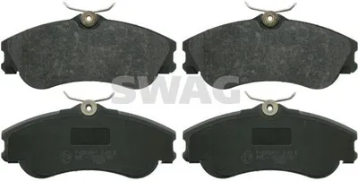 Produktbild von SWAG Bremsbeläge Satz Vorne Bremsklötze passend für PEUGEOT 206 Schrägheck (2A/C) 64 91 6421