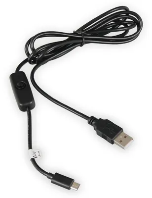 Produktbild von USB 2.0 Ladekabel, USB-A Stecker > Micro-USB Stecker, für Raspberry Pi