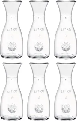 Produktbild von Misura Karaffe 1,0L geeicht - 6 Stück - aus Glas