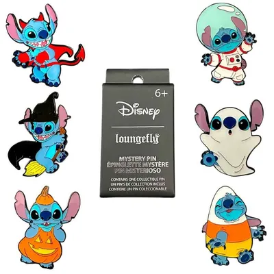 Obrázok produktu pre Sada brošiek s motívom Disney Stitch na Halloween, v obale prekvapenia