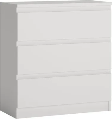Produktbild von Kommode Viva Sideboard Schubladenkommode 77x40x104cm weiß grifflos