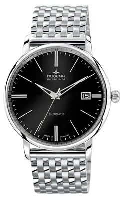 Produktbild von Dugena Herren-Armbanduhr Festa Klassik, Automatik, Edelstahlgehäuse, Saphirglas, 5 bar