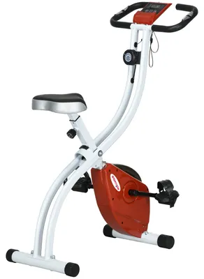 Immagine prodotto di Cyclette Pieghevole Magnetica 8 Livelli Display LCD 97x43x110 cm Rosso