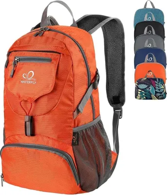 Immagine prodotto di Zaino Ultraleggero Pieghevole 20L Arancione per Sport all'Aperto - Uomo Donna