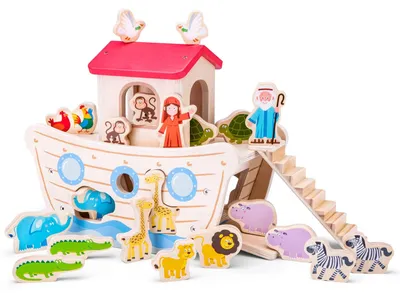 Produktbild von New Classic Toys 10565 Holzsortierer Arche Noahs