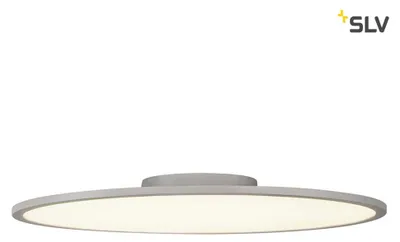 Obrázok produktu pre SLV 1000786 PANEL 60 okrúhlych LED interiérových stropných svietidiel s povrchovou montážou strieborná sivá 4000K
