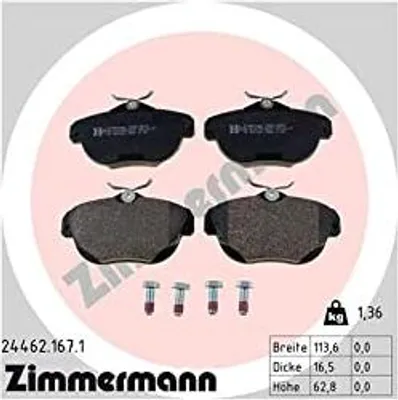 Produktbild von ZIMMERMANN Bremsbeläge Bremsklötze 24462.167.1