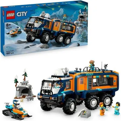 Immagine prodotto di LEGO City Camion scientifico per spedizioni artiche, set di costruzione con 5 minifigure, 3 lupi, giocattolo per bambini dagli 8 anni in su