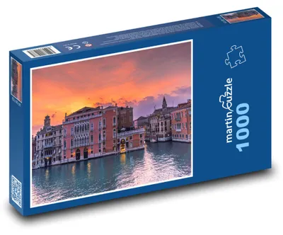 Zdjęcie produktu dla Puzzle 1000 Zachód słońca w Wenecji - martinpuzzle