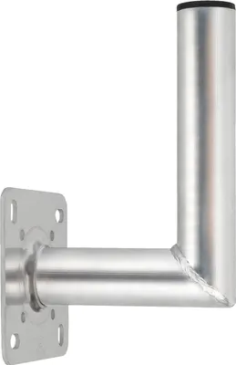 Produktbild von PremiumX 18cm Wandhalter ALU SAT Wandhalterung für Satellitenschüssel Aluminium Satelliten-Antenne Halterung Wand-Halter