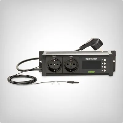 Produktbild von Romberg Thermostat HortiSwitch, Timer- & Temperatur Sensor