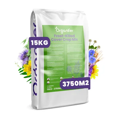 Zdjęcie produktu dla Nasiona Na Nawóz Zielony - Mieszanka Okrywowa Wrażliwa Na Mróz - 15 kg - 3750 m² - Poprawia Żyzność I Strukturę Gleby - Organifer