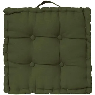 Produktbild von Bodenkissen khakigrün 40x40cm  - Atmosphera créateur d'intérieur