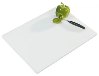 Image de Kesper Planche à découper, blanc, PE-plastique, 51x38x1,2 cm, 30051