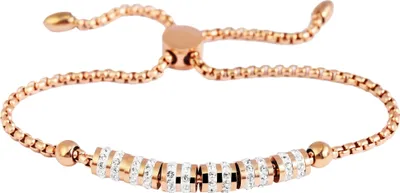Produktbild von Akzent Armband, Edelstahl, Similibesatz