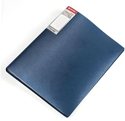Produktbild von Sichtmappe / Präsentationsmappe mit 40 Hüllen A4 blau