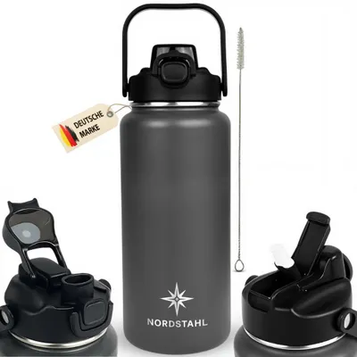 Image de Thermos 2L | Acier inoxydable, conserve les boissons froides pendant 24 heures, les boissons chaudes pendant 6 heures