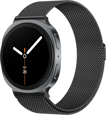 Imagen del producto de Correa de reloj tipo Milanese, magnética, de acero inoxidable, de 40/44/46 mm, tipo malla, para mujer