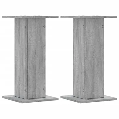 Produktbild von vidaXL Pflanzenständer 2 Stk. Grau Sonoma 30x30x60 cm Holzwerkstoff
