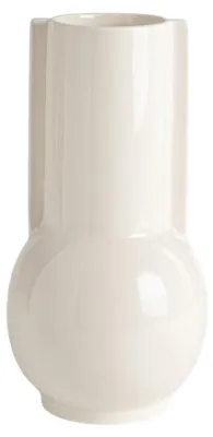 Zdjęcie produktu dla HOMLA Wazon OPHIRA ecru ceramiczny 15,7x30,4 cm