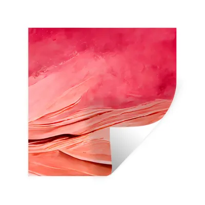 Produktbild von MuchoWow® Wandtattoo Wandsticker Wandaufkleber Abstrakt - Rosa - Pastell - Formen 30x30 cm Selbstklebend und Repositionierbar - Repositionierbar - Wasser abweisend