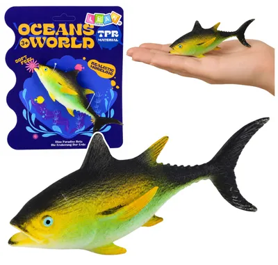 Obrázek produktu pro Ryba Gumová postava tuňáka natahovací realistická mořská ryba 14 cm