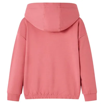 Image de vidaXL Sweat à capuche enfant vieux rose 104