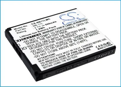 Produktbild von TECHTEK Akku Kompatibel mit [Canon] ELPH 110 HS, ELPH 340 HS, IXUS  133, IXUS 125, IXUS 125 HS, IXUS 125HS, IXUS 127, IXUS 130, IXUS 132, IXUS 135, I