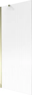 Produktbild von Mexen Next Duschwand 1-flügelig 80 x 150 cm, Streifen, Gold - 895-080-000-00-09-50