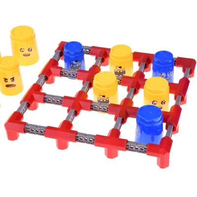 Produktbild von 2-in-1-Spiel Tic-Tac-Toe + Ringwurf, Arcade, Strategie GR0618