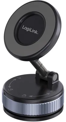 Produktbild von LogiLink Smartphone-Magnethalter 2 Arme schwarz