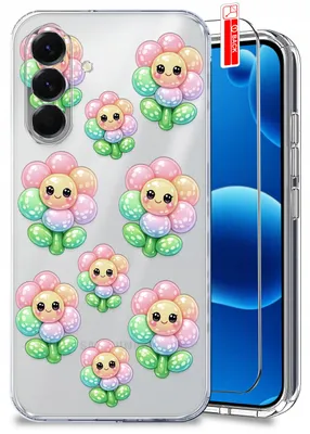 Produktbild von Hülle für Samsung A56 5G – Modische, coole, niedliche und farbenfrohe Designs – Clear Case + Displayschutzglas
