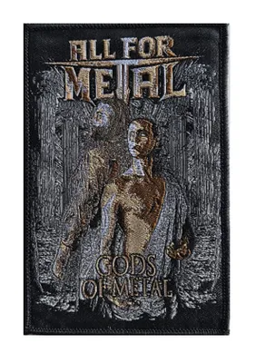Productafbeelding van ALL FOR METAL - Gods Of Metal - Patch, ongeveer 8 x 12 cm