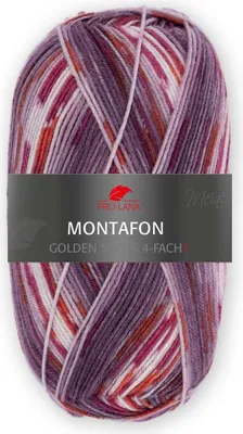 Produktbild von Pro Lana Montafon 4-fädige Sockenwolle Merino extrafein,100g/420m,75% Schurwolle/25%Polyamid 2