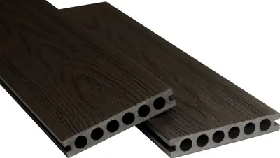 Obrázek produktu pro WPC Terasová prkna tmavě hnědá 2200x138x23 mm, Koextruze