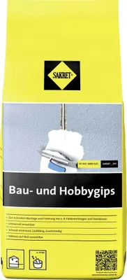Produktbild von SAKRET Bau- und Hobbygips 5 kg Beutel weiß