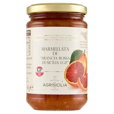 Produktbild von Sizilianische rote Orangenmarmelade 360g - Agrisicilia