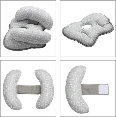 Image de Coussin de voyage - Coussin pour bébé - Réglable - Soutien doux pour la tête et le cou, idéal pour les bébés de 6 mois à 2 ans