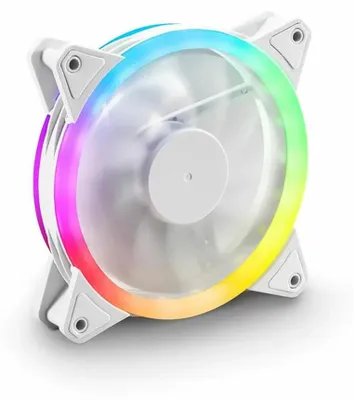 Produktbild von SHARK Blades PWM RGB Fan (weiß, 120 mm)