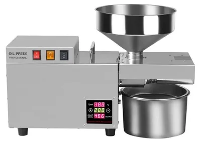 Produktbild von Ölpressmaschine, Edelstahlkonstruktion, einstellbare Temperaturkontrolle, 220V, EU